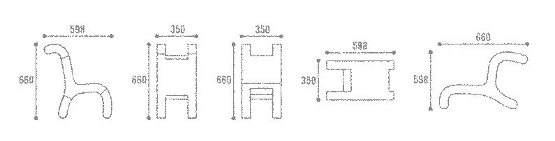 FRIP CHAIR KIDSサイズイメージ